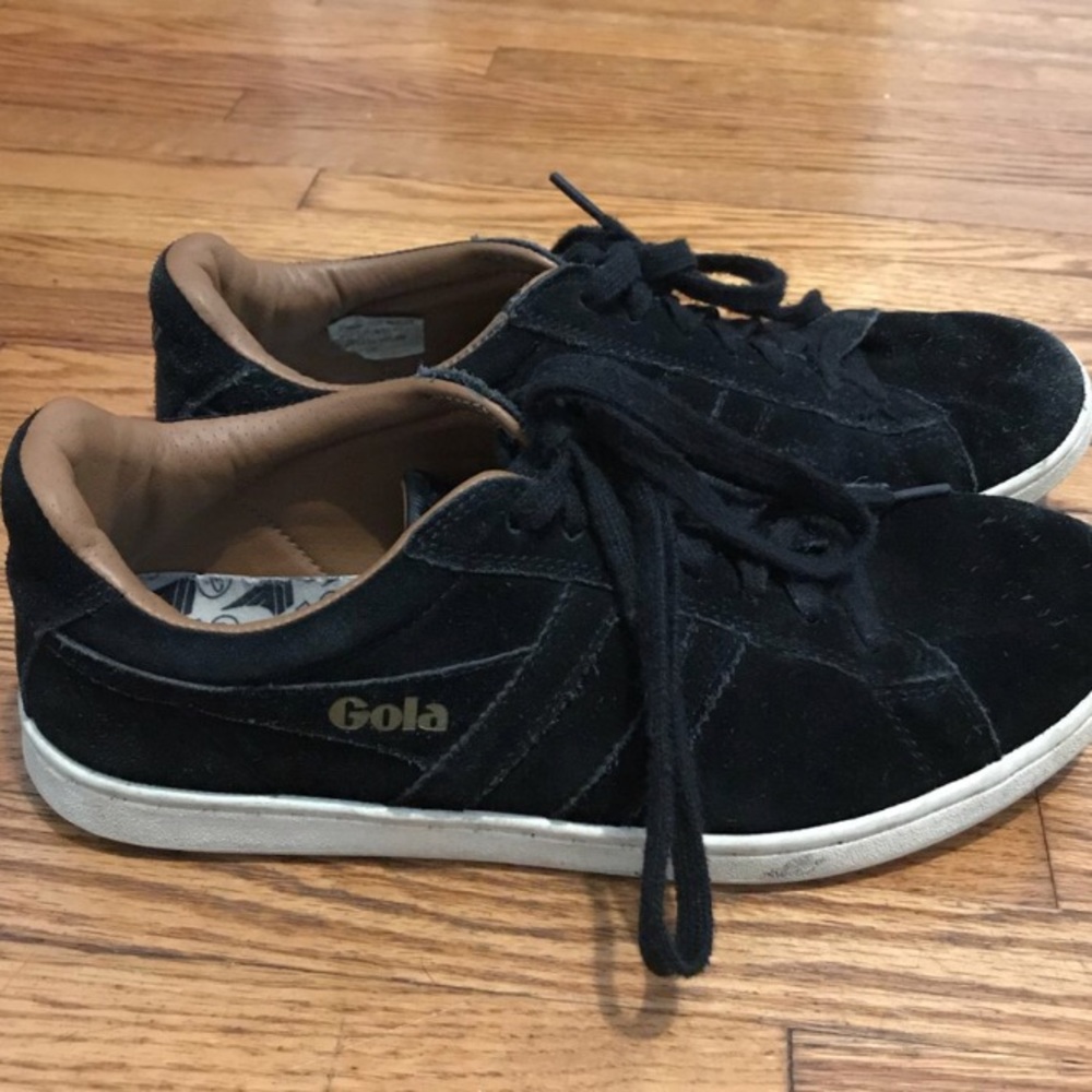 gola shoes!! black suede